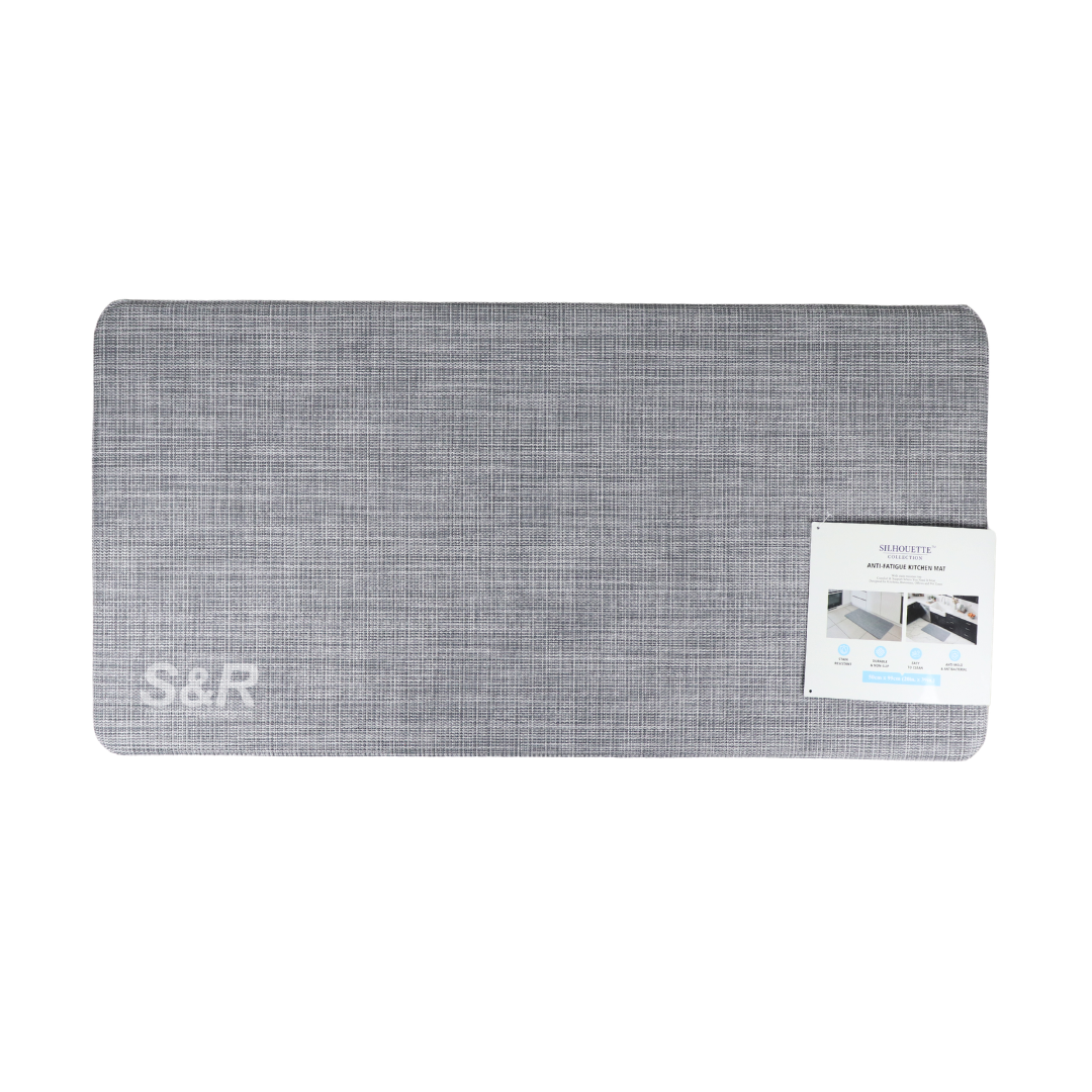 Silhouette 20in x 39in  Anti-Fatigue Grey Kitchen Mat